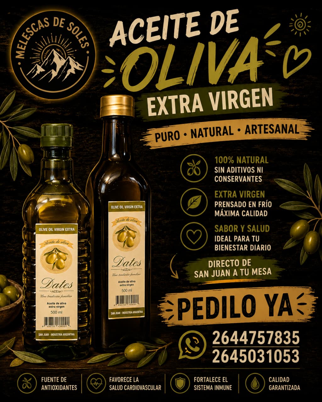 Aceites de oliva